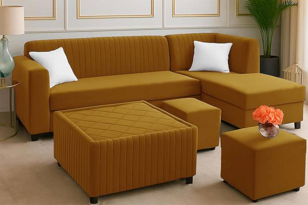 Dr Smith 3 + 2 + 2 + 1 Sofa Set Fabric 8 Seater  Sofa