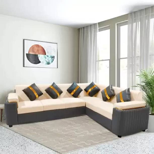 lifestyle furniture DALTON Fabric 6 Seater  Sofa