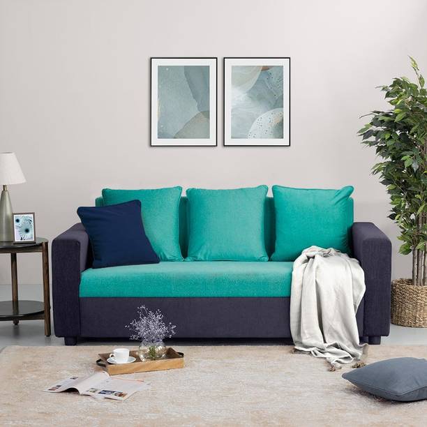 Wakefit Solatio Fabric 3 Seater  Sofa