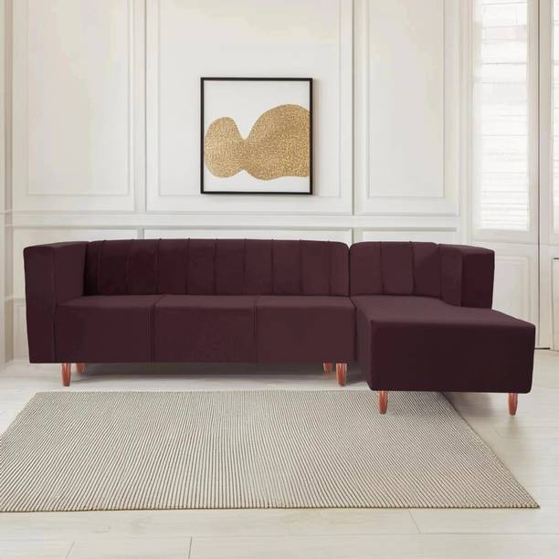 Seventh Heaven Sydney 6 Seater Sofa, Extra Spacious, Plush Suede Fabric 6 Seater  Sofa