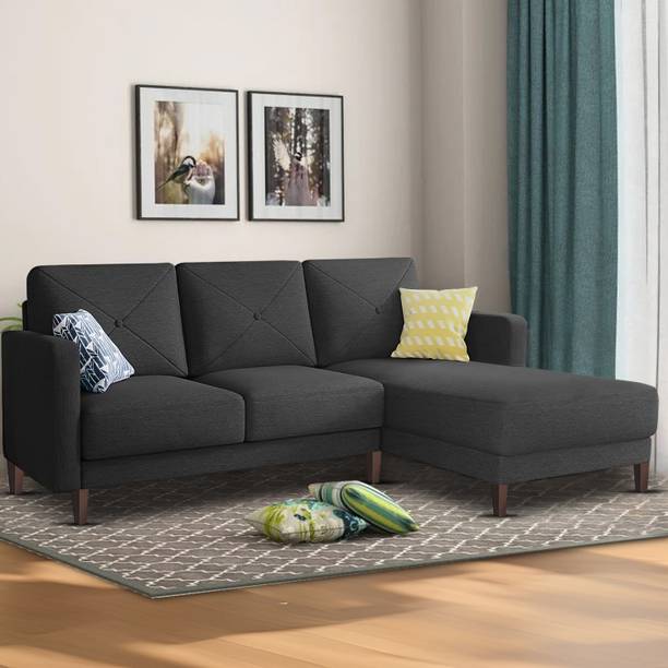 Casaliving Swaloni Fabric 4 Seater  Sofa