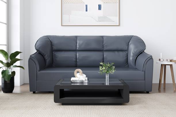 Artesia 3 Seater Sectional Leatherette Sofa Leatherette 3 Seater  Sofa