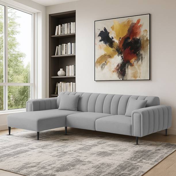 Casaliving Damian LHS Fabric 4 Seater  Sofa
