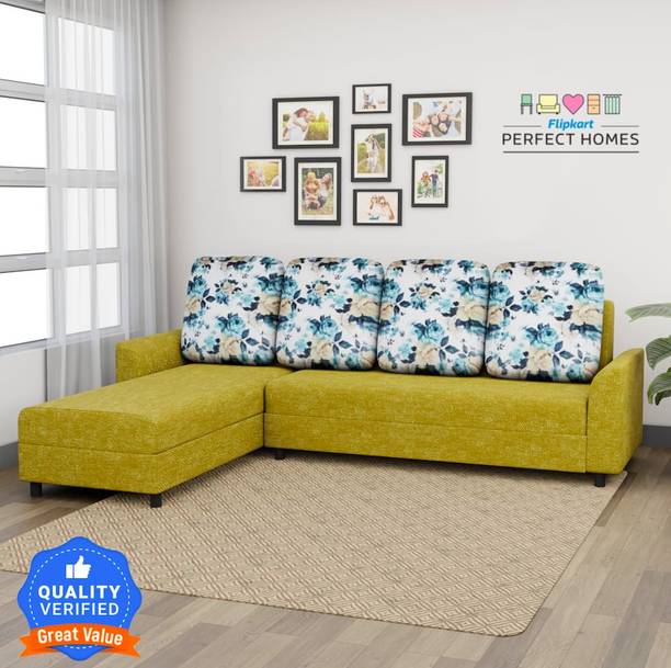 Flipkart Perfect Homes MIA LHS Fabric 6 Seater  Sofa