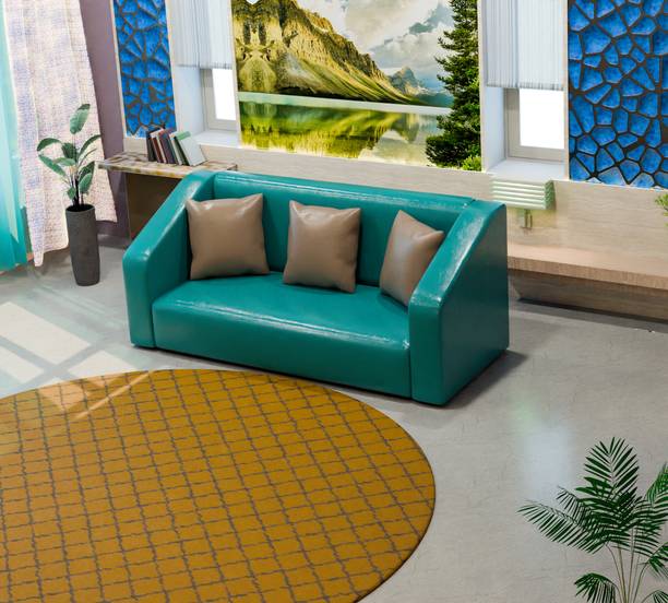 Sekar Lifestyle Essentia Series Fabric with Pillows Fabric 3 Seater  Sofa