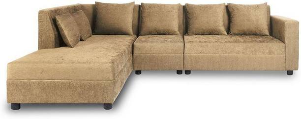 Wakefit Skiver Fabric 6 Seater  Sofa
