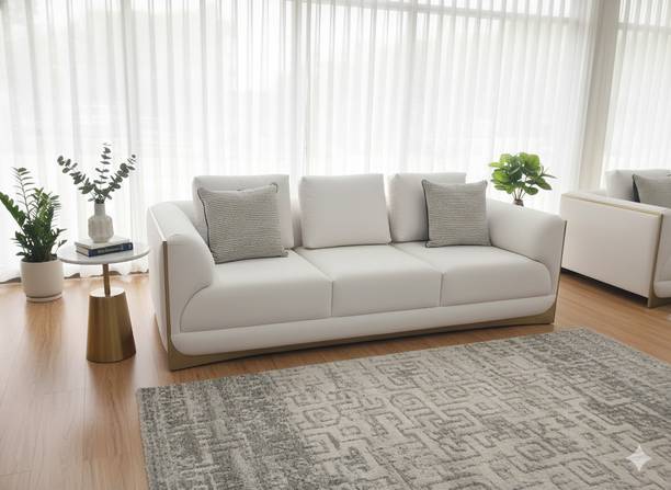 Sanu sofa mekar Fabric 3 Seater  Sofa