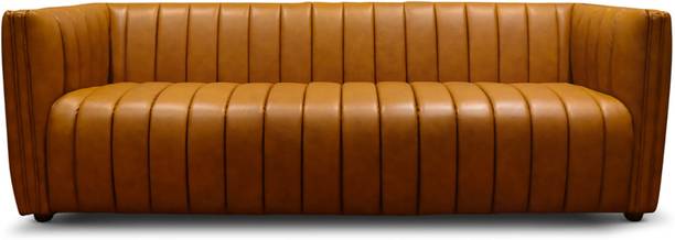 Thelevel Vintage Vault 🧡🛋️ 3+1+1 Leatherette 5 Seater  Sofa