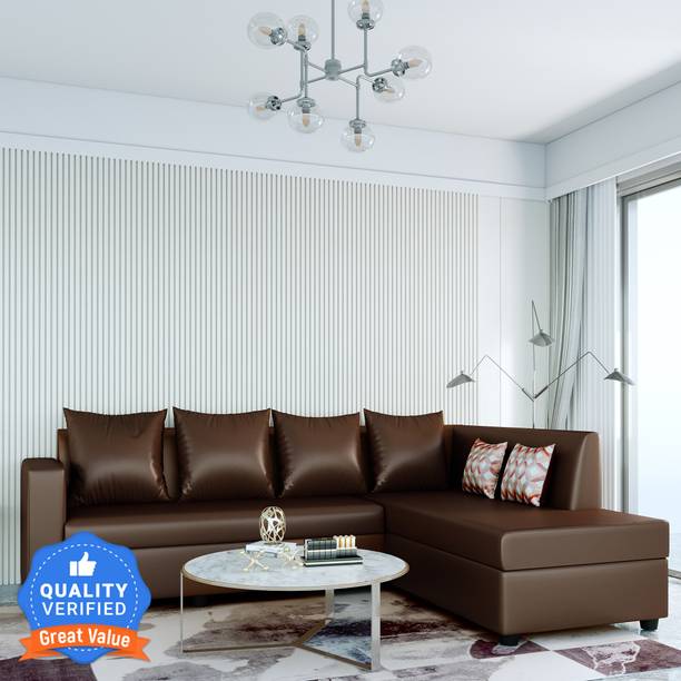 Flipkart Perfect Homes Martina Leatherette 6 Seater  Sofa