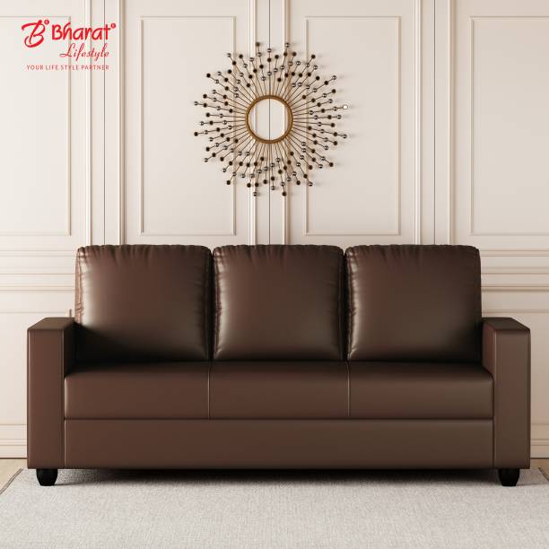 Bharat Lifestyle Aristo Leatherette 3 Seater  Sofa