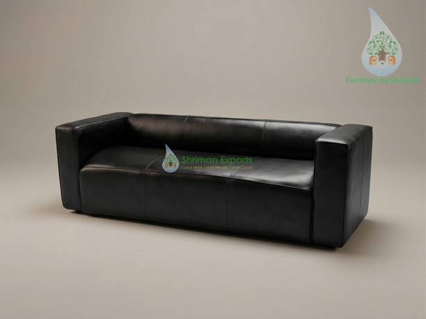 Shriman Shriman Classic Chesterfield Series Leather 3 Seater Sofa