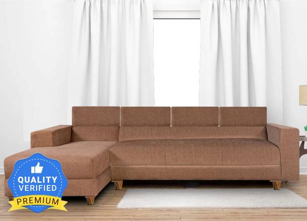 Seventh Heaven Berlin, Extra Spacious, Chenille Molfino Fabric Fabric 6 Seater Sofa
