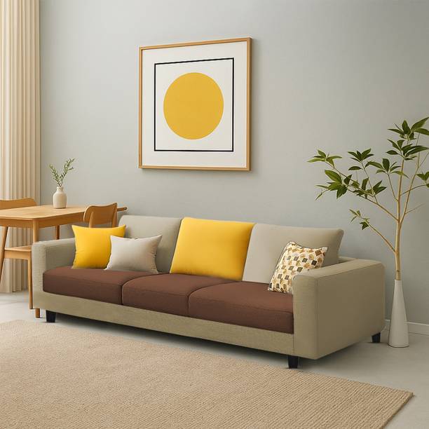 Casaliving Minta Fabric 3 Seater  Sofa