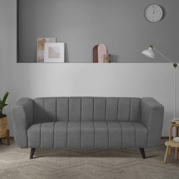 Sleepyhead Kiki Designed by Duroflex - High Density Foam & Premium Fabric 3 Seater  Sofa