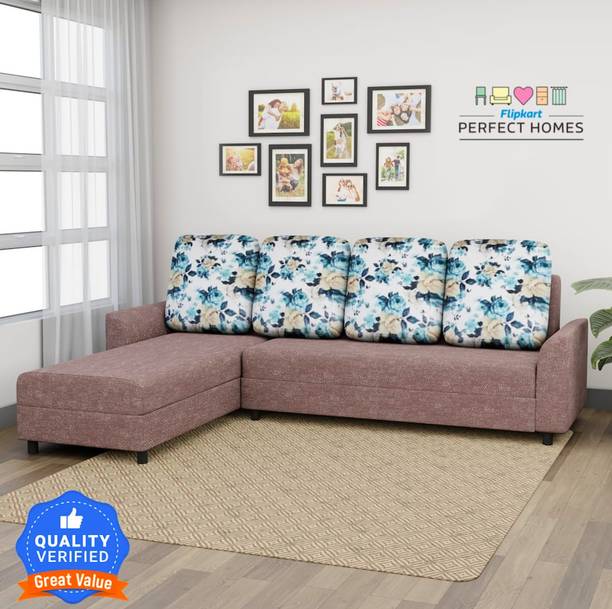 Flipkart Perfect Homes MIA LHS Fabric 6 Seater Sofa