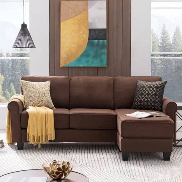 Apostate Antasia 3 Seater L shaped Sectional Sofa For Living Room Fabric 3 Seater  Sofa