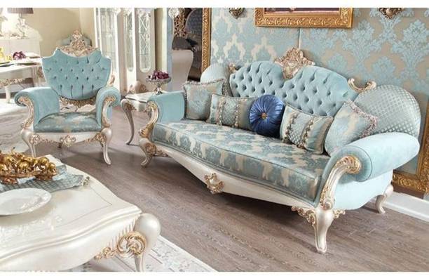LIVEWELL Premium Quality Fabric 4 Seater  Sofa