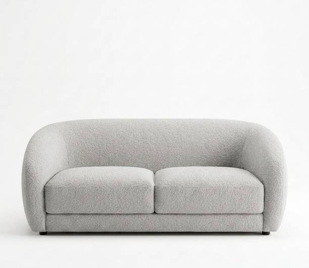 azhar Azhar Curve Collection Fabric 2 Seater  Sofa