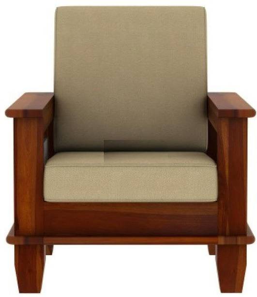 BRIGHTWOOD 1 Seater Sofa| with Cushion for Living Room & Office & Hotel Fabric 1 Seater  Sofa