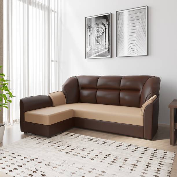 WESTIDO Leatherette 5 Seater  Sofa