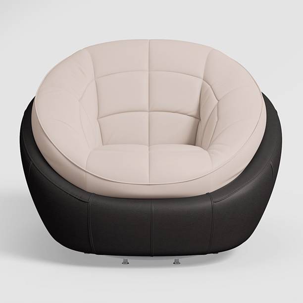 Godrej Interio Opulent Advance Leatherette 1 Seater  Sofa