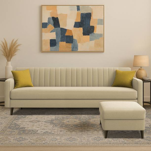 Casaliving Solid Wood 5 Seater  Sofa