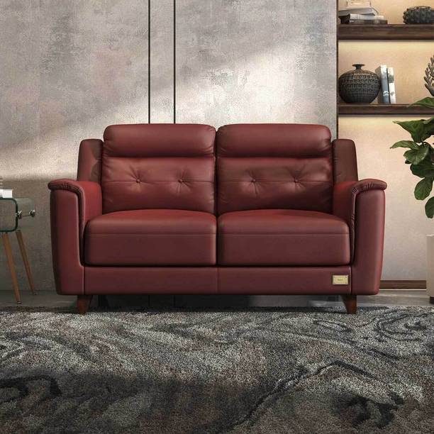 Durian Durian Patrick Leather 2 Seater  Sofa
