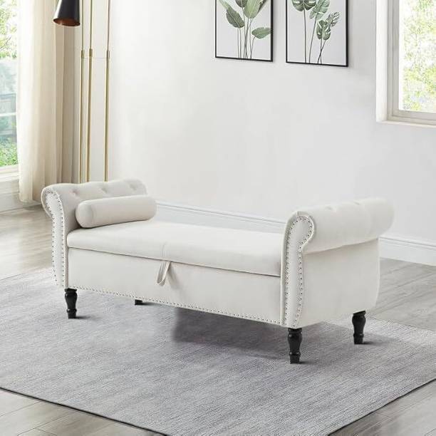 MAJESTIC MART Premium Settee Sofa 3 Seater with Storage Box for Bedroom/Living-room/Office Fabric 3 Seater  Sofa