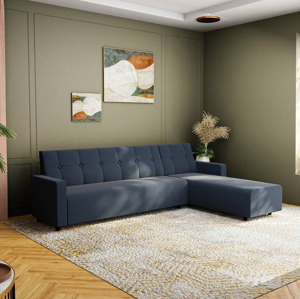 RM HOME Wilson RHS Fabric 6 Seater  Sofa