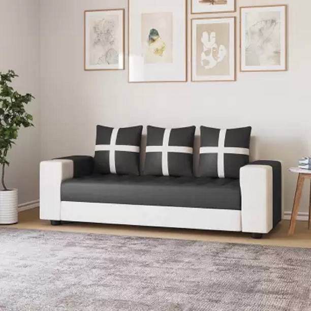 lifestyle furniture Leatherette 3 Seater  Sofa