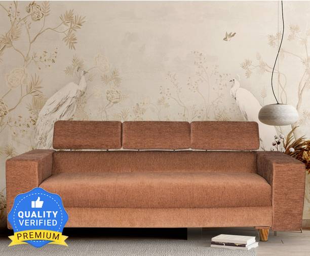 Seventh Heaven Berlin 3 Seater Sofa, Extra Spacious, Chenille Molfino Fabric: 2 Year Warranty Fabric 3 Seater  Sofa