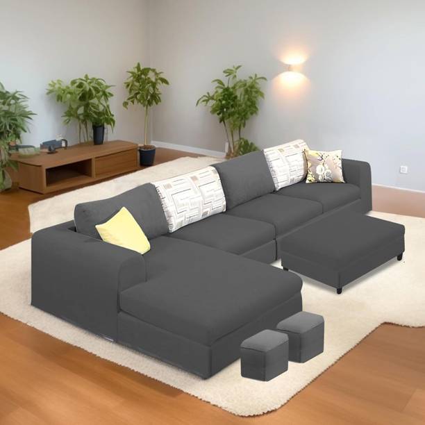 Casaliving Badger Fabric 8 Seater Sofa