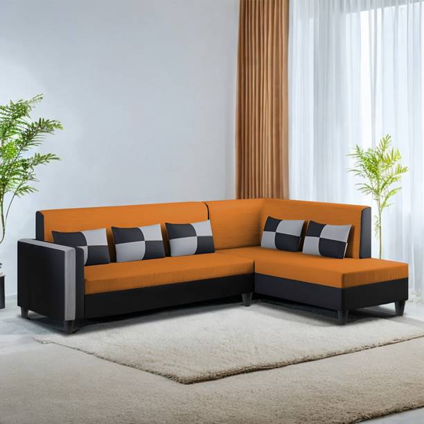 Casaliving Nordy Fabric 6 Seater  Sofa