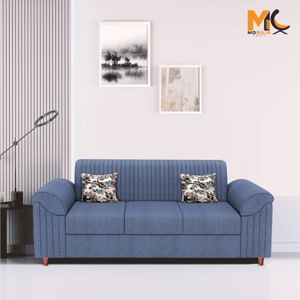 Mobilia Caspro Fabric 3 Seater  Sofa
