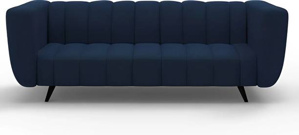shivang mattress Fully Upholstered Three Seater Sofa For Living Room | Bed Room | Office | Cafe | Fabric 3 Seater  Sofa