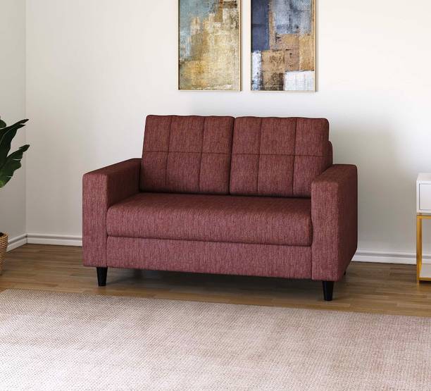 RM HOME Gaura Molfino fabric for living room Fabric 2 Seater  Sofa