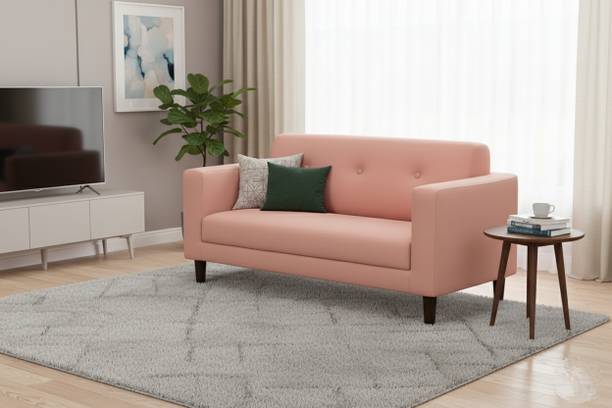 FURNOAK 3 Seater Sofa Fabric 3 Seater  Sofa