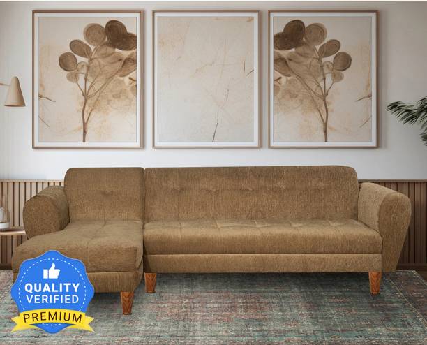 Seventh Heaven Milan 6 Seater Sofa, Extra Spacious, Chenille Molfino Fabric: 2 Year Warranty Fabric 6 Seater  Sofa