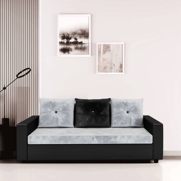 Bharat Lifestyle Nano Fabric 3 Seater  Sofa