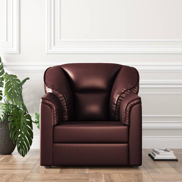 WESTIDO Burj Leatherette 1 Seater  Sofa