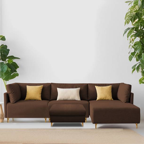 Casaliving Salina Fabric 4 Seater  Sofa
