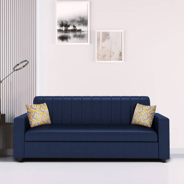 Bharat Lifestyle Tulip Leatherette 3 Seater  Sofa