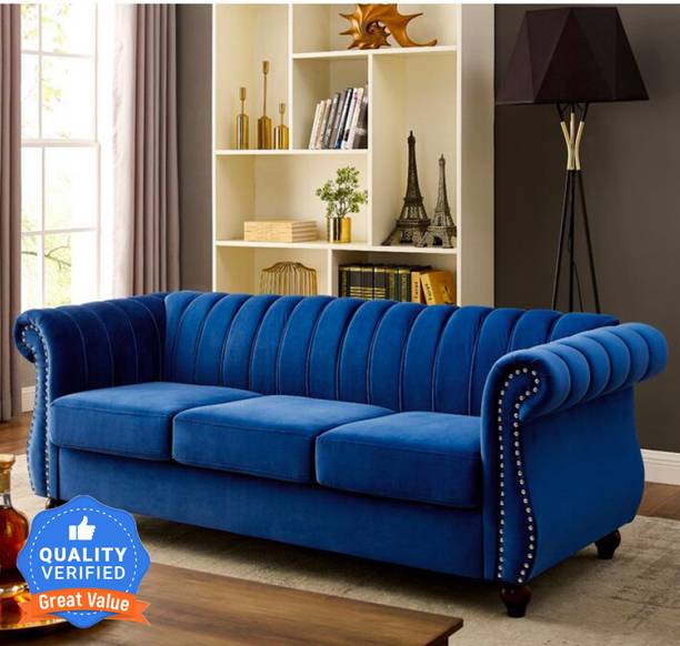 RM HOME FAKRA Fabric 3 Seater  Sofa
