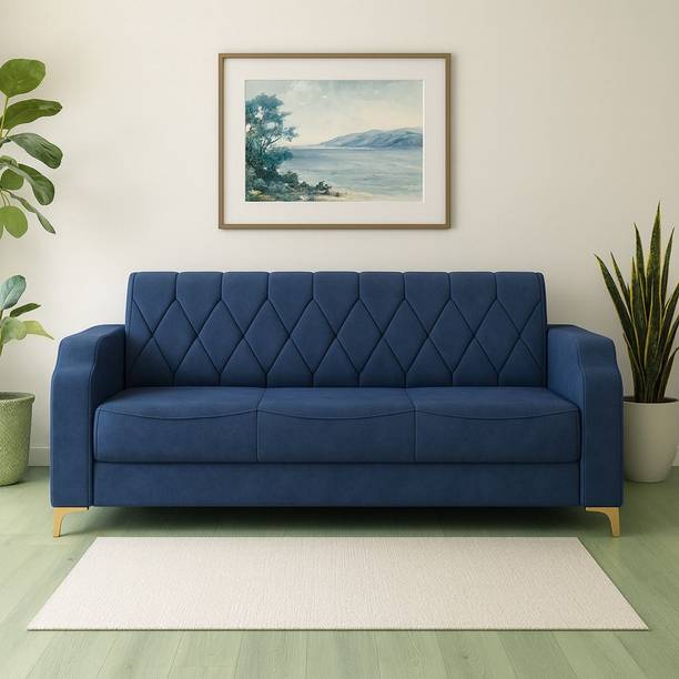 WESTIDO Leatherette 3 Seater  Sofa