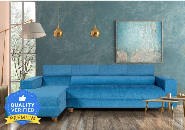 Seventh Heaven Berlin 6 Seater Sofa, Extra Spacious, Chenille Molfino Fabric: 2 Year Warranty Fabric 6 Seater  Sofa