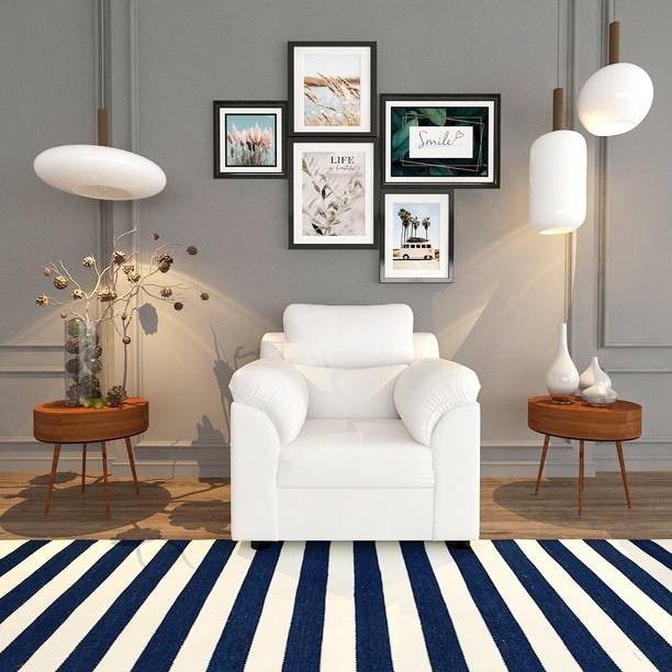 Sekar Lifestyle Comfort Series Leatherette 1 Seater  Sofa