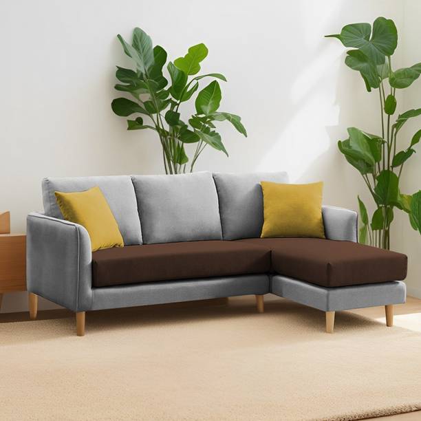 Casaliving Martine Fabric 4 Seater  Sofa