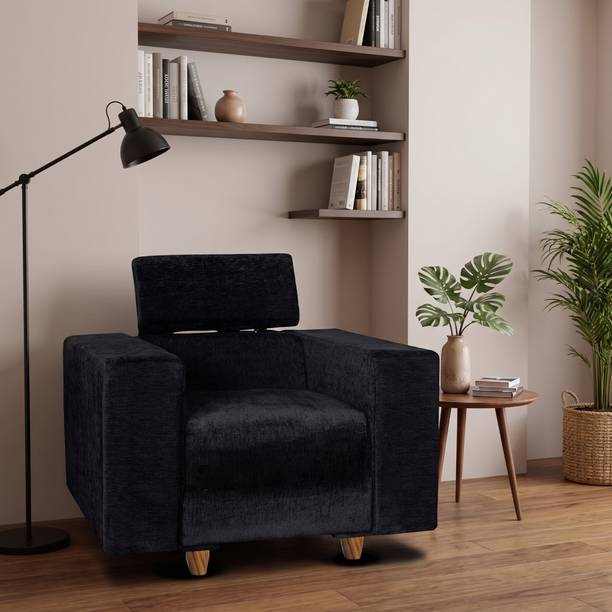 Seventh Heaven Berlin, Extra Spacious, Chenille Molfino Fabric 1 Seater Sofa