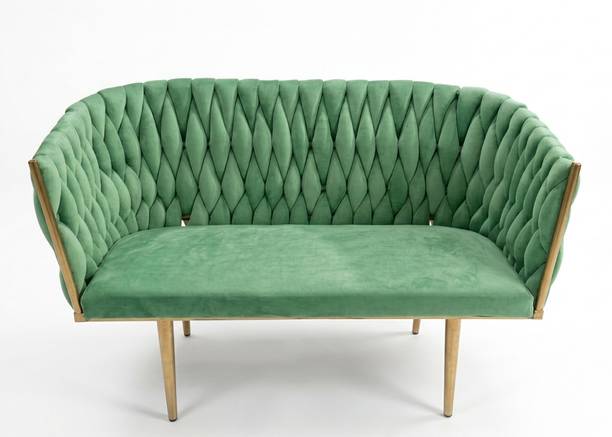 themerchantstore Designer metal frame sofa for home,lobby,restaurant,event,villa Fabric 2 Seater  Sofa