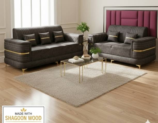 woodies Premium Half-leather 5 Seater  Sofa